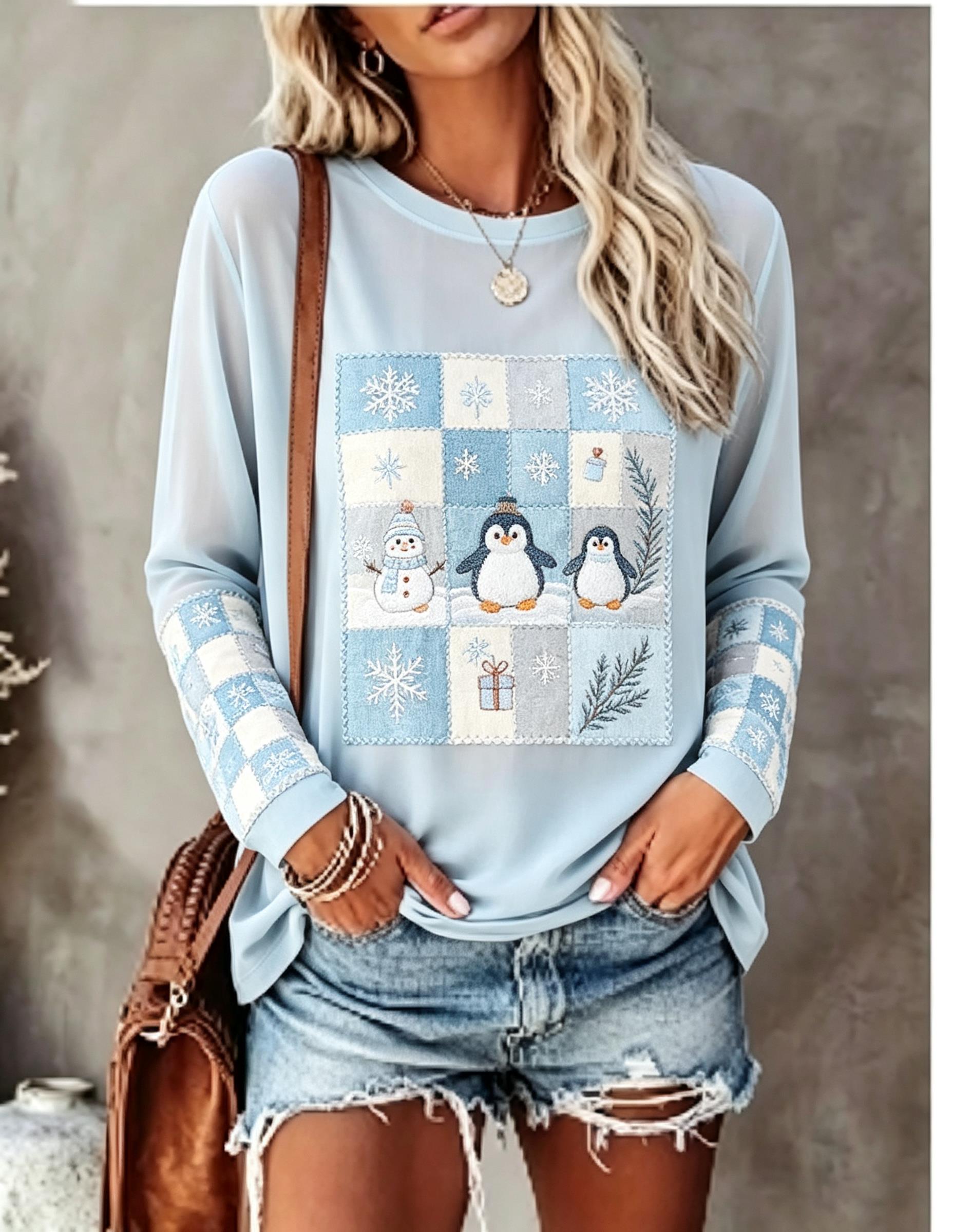 Wallpaper - Dames T-shirt met lange mouwen, Fox
