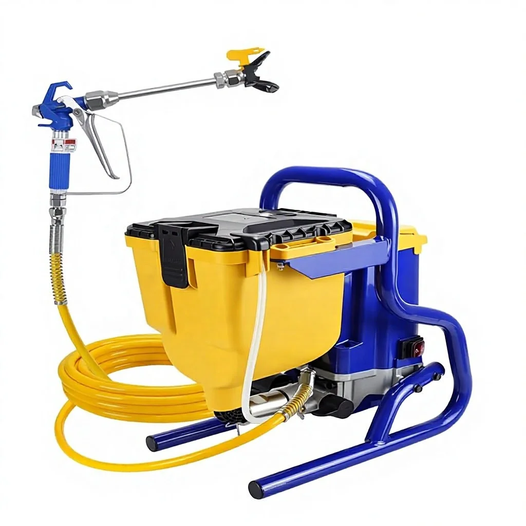 110V/220V hogedruk verfspuitpi - Home Improvement Fence recensie en prijs