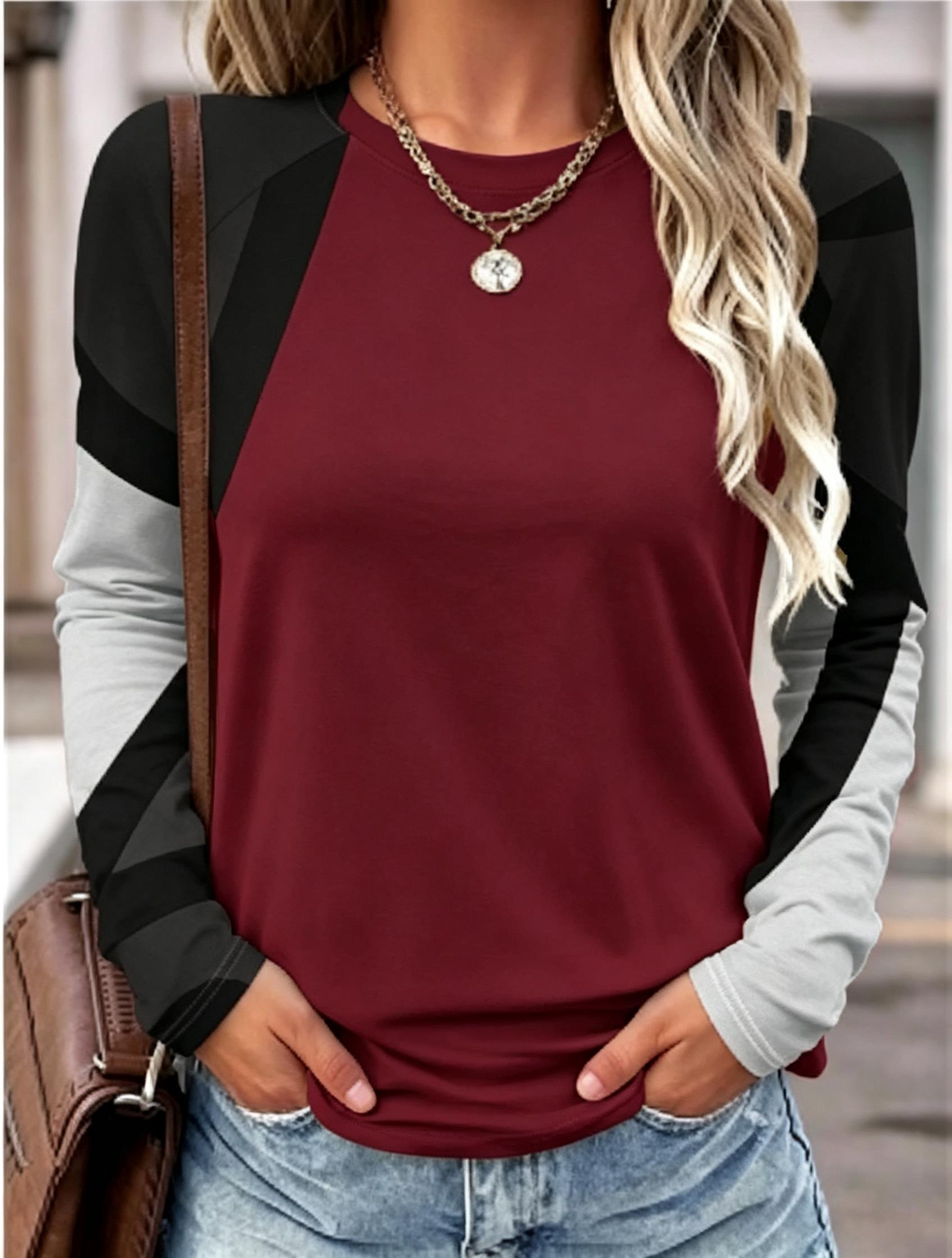 2026 Dames T-shirt met lange m - Wallpaper recensie en prijs