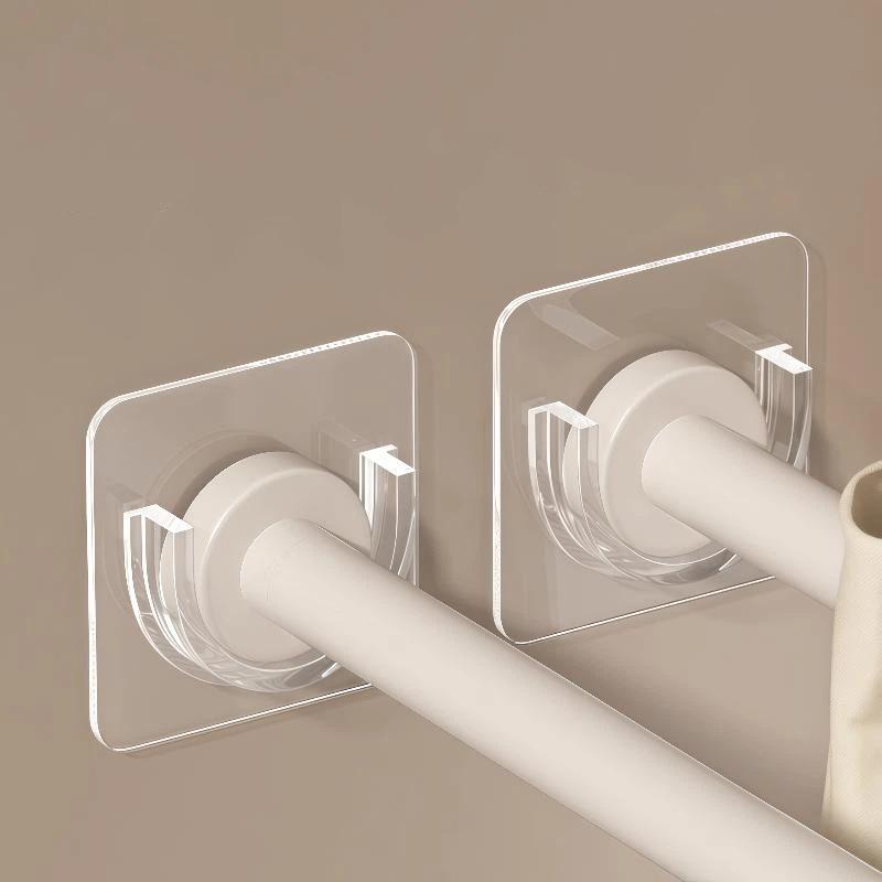 Boorvrije Transparante Zelfkle - Curtain Rods recensie en prijs