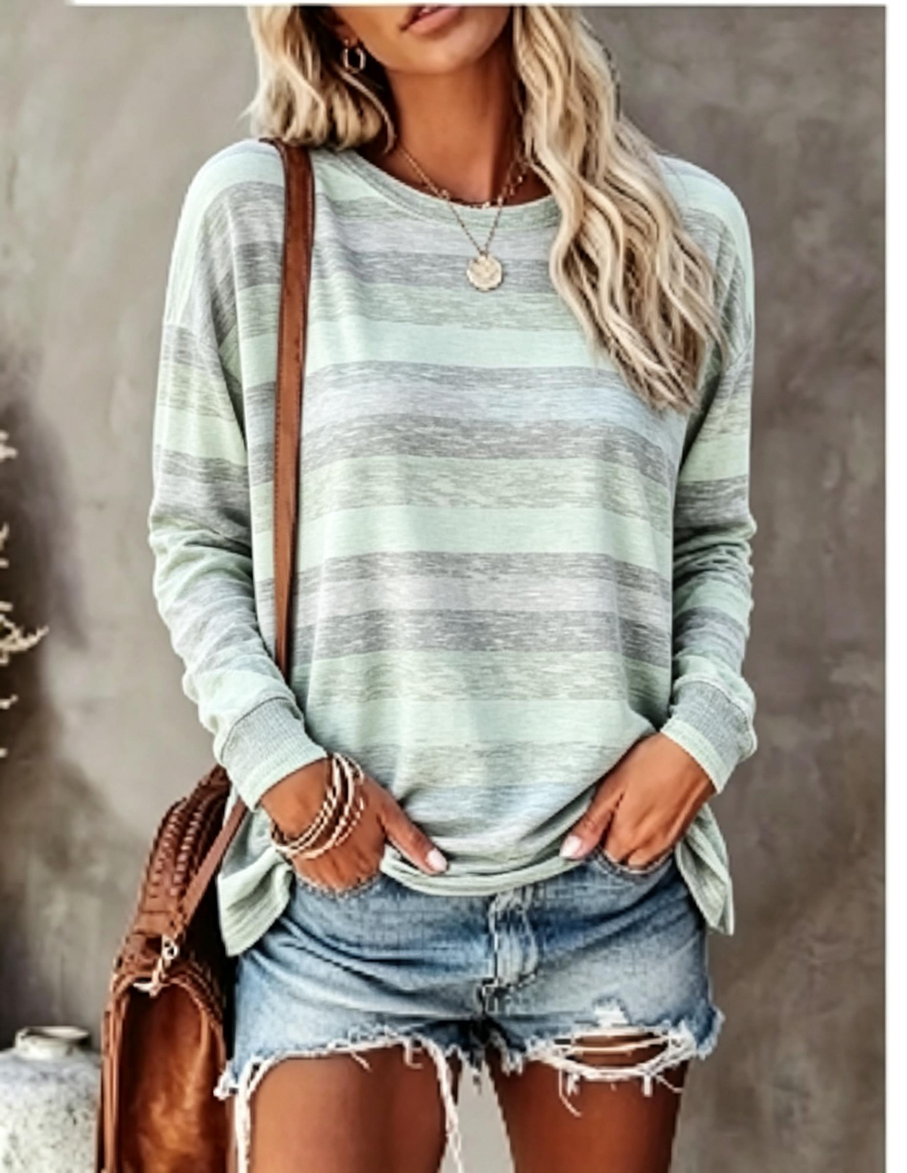 Dames T-shirt met lange mouwen - Wallpaper recensie en prijs