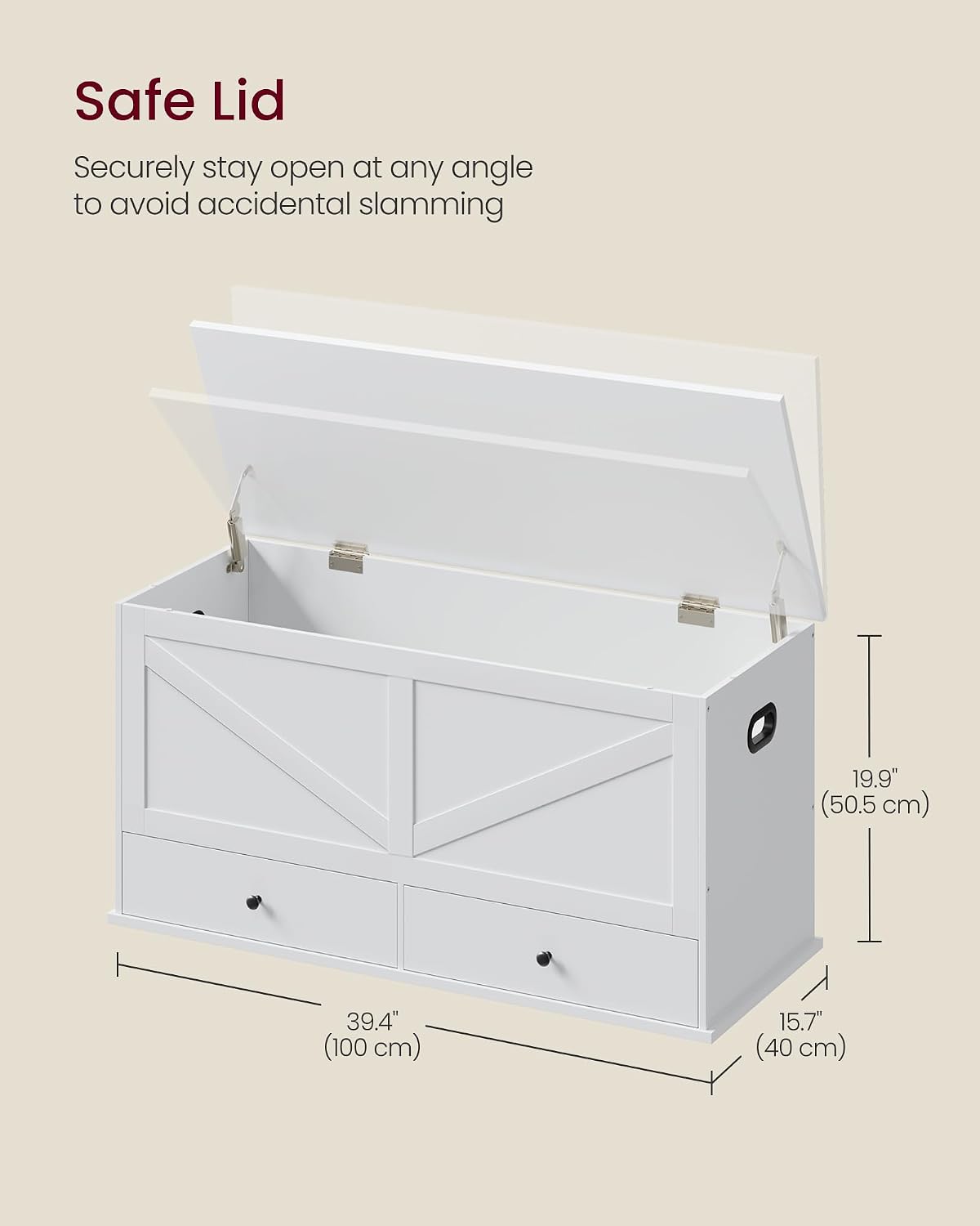 Boerderijstijl opbergkist met  - Cabinet Hinges recensie en prijs
