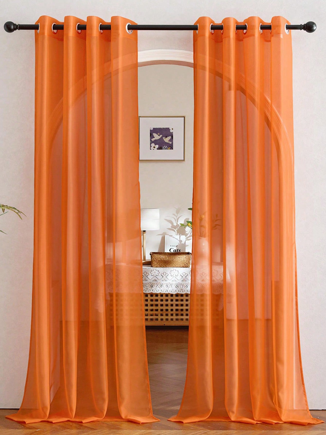 1 stuk elegante transparante o - Curtain Rods recensie en prijs